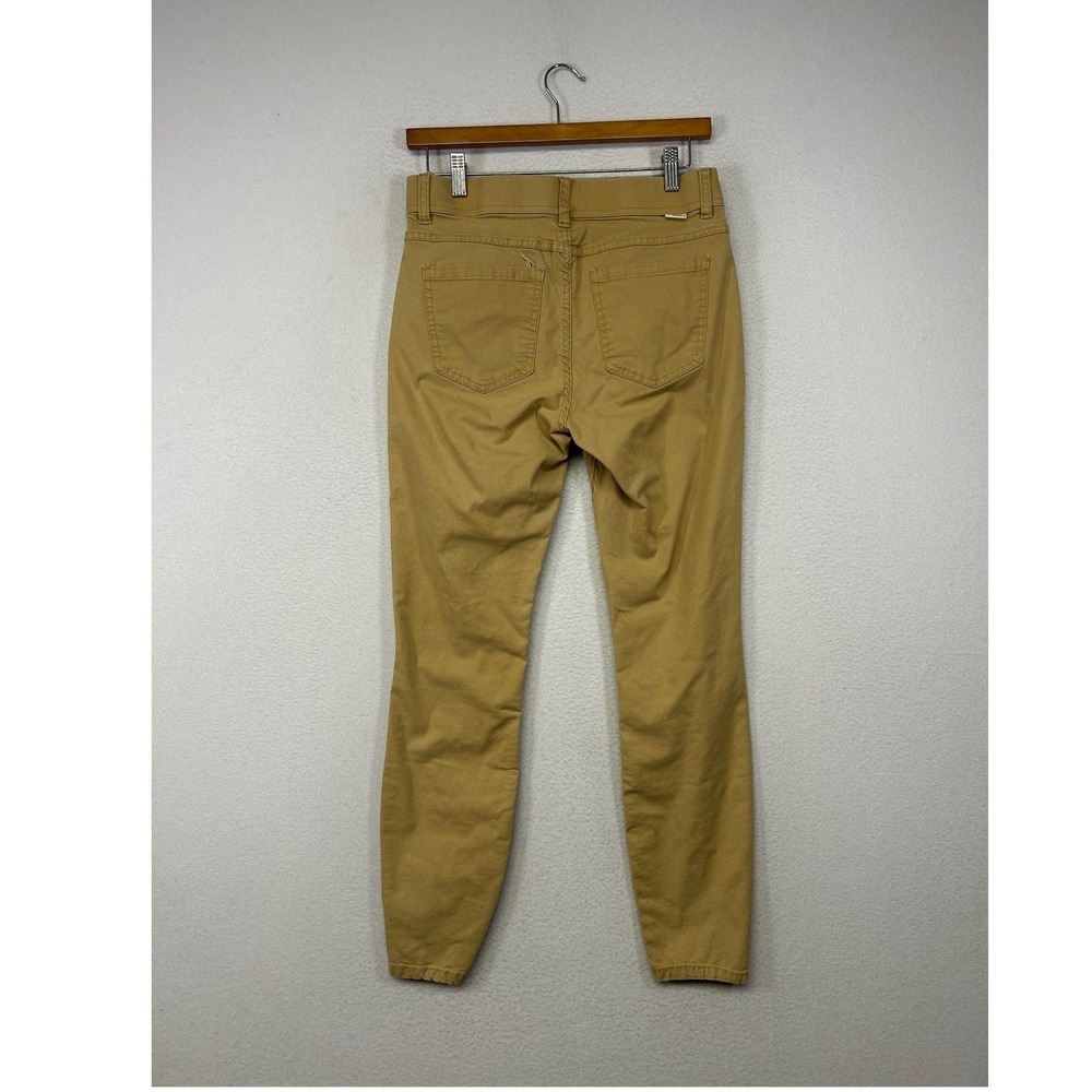 Gorpcore Toad&Co Womens 6 Tan Skinny Organic‎ Cotton Tencel Stretch Pants - Picture 2 of 11
